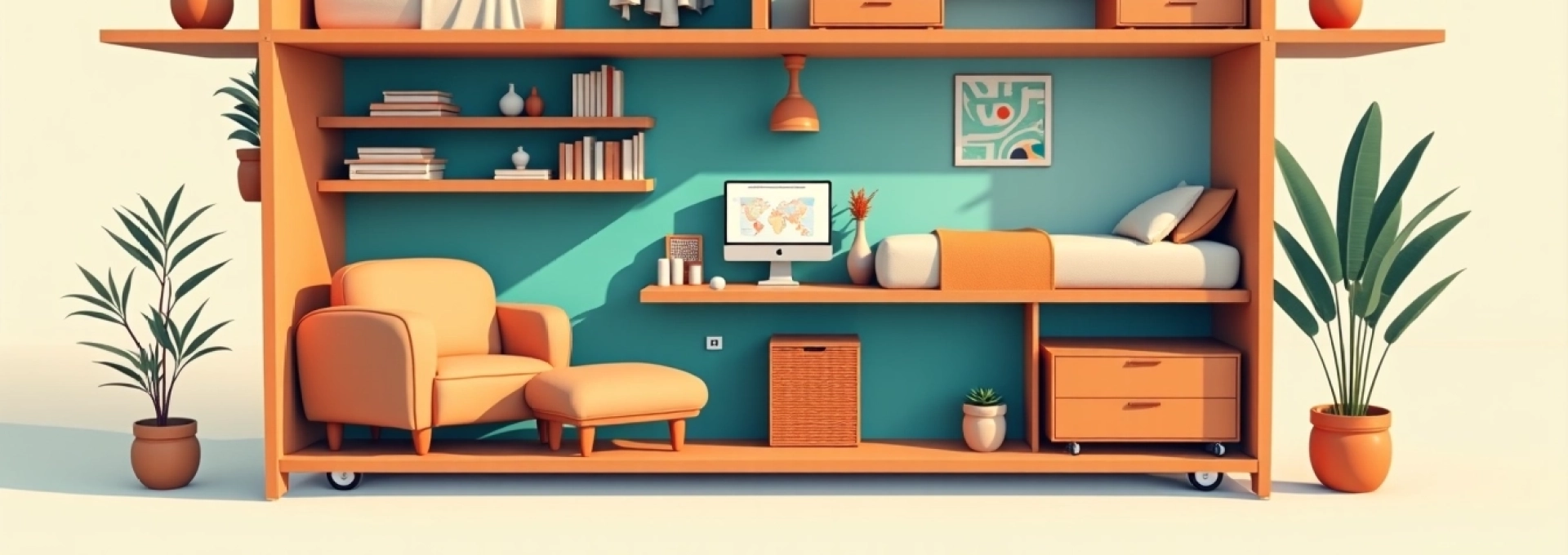 Muebles multifuncionales